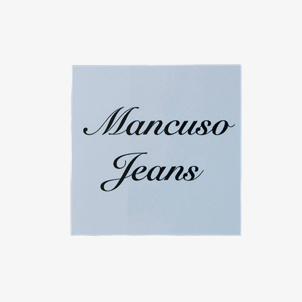 Mancuso Script Vinyl Sticker