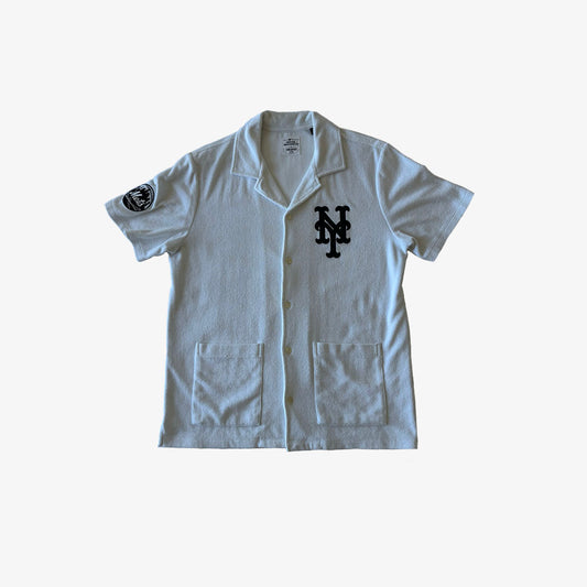 Todd Snyder x Mets Terry Camp Collar Shirt